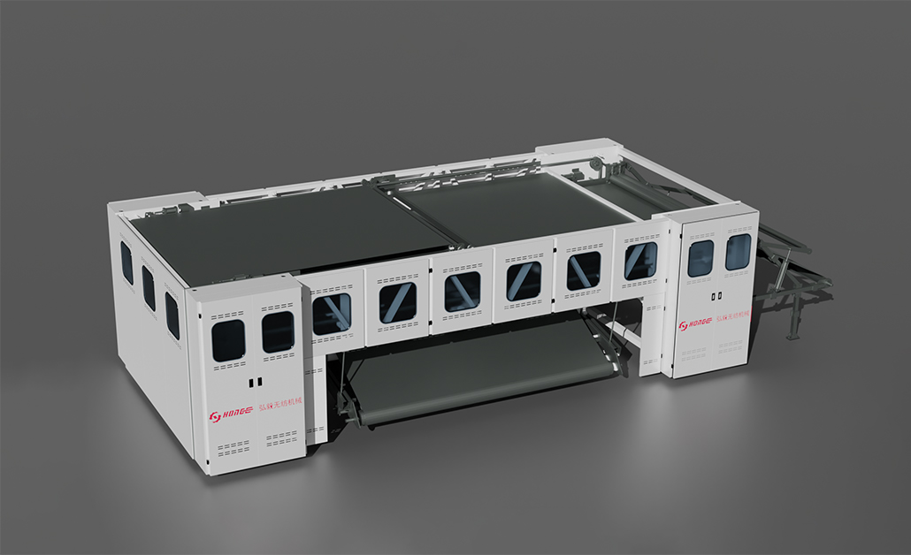 Web Forming at Needle Punching Equipment
